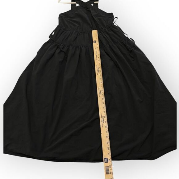 Madewell 100% Cotton Black Halter Midi Sundress Sz 2 - Picture 12 of 16